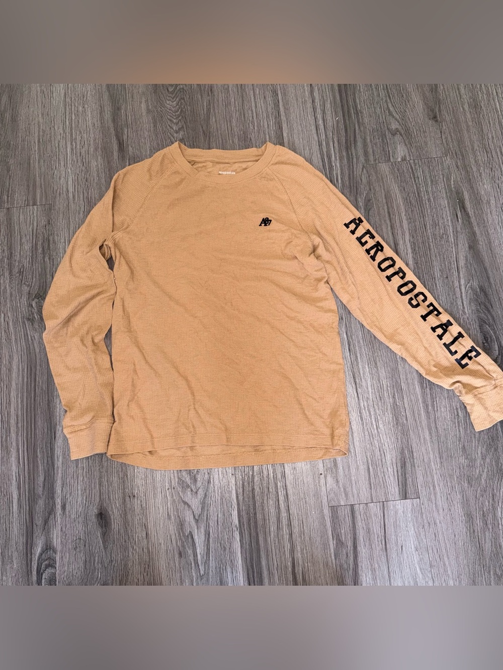 Aéropostale Kids Waffle Knit Top - Size L (14/16)